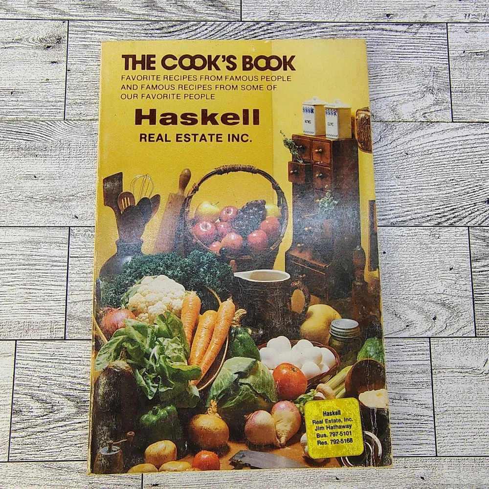 Haskell Real Estate‎ Promo Advertising Cookbook Jim Hathaway 1970s VERY GOOD